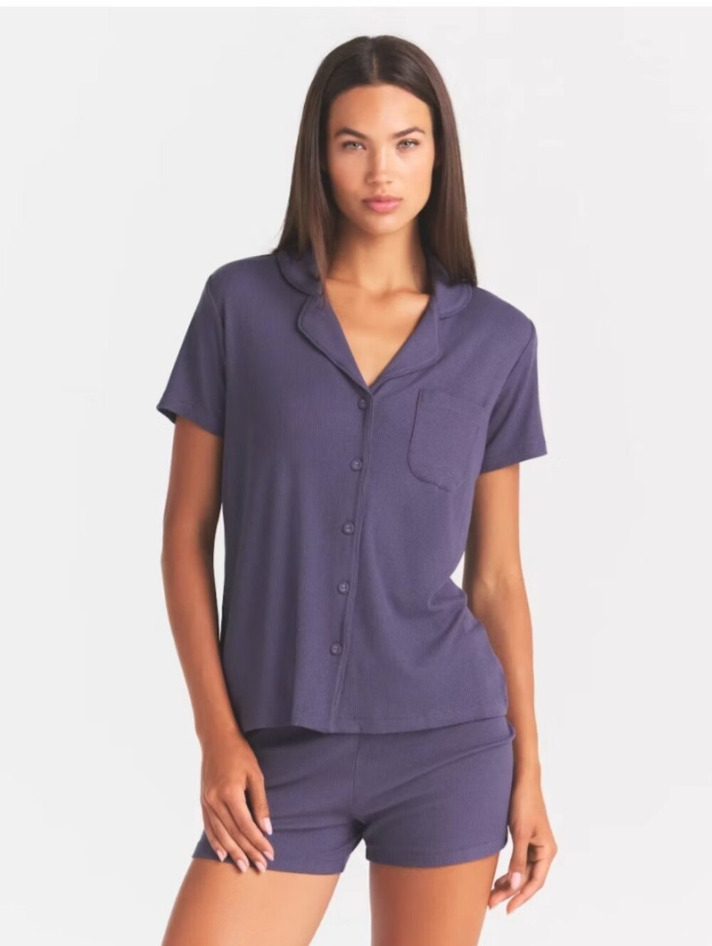 SKIMS Lounge & Sleep Pajama Shorts in Dusty Lavender / Muted Purple